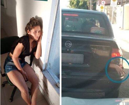 Luana Ketlyn, 19 anos, botou a mão para fora do porta-malas do carro em que era levada para ser morta numa favela