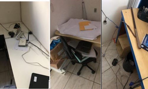 Computadores e outros objetos foram levados da sede da entidade