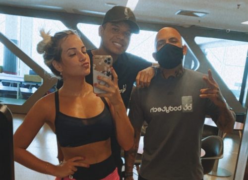 Gabi Martins publica foto com Tierry após treino na academia