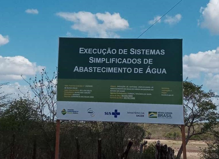 Funasa lança Programa Saneamento Brasil Rural em mais 5 municípios cearenses