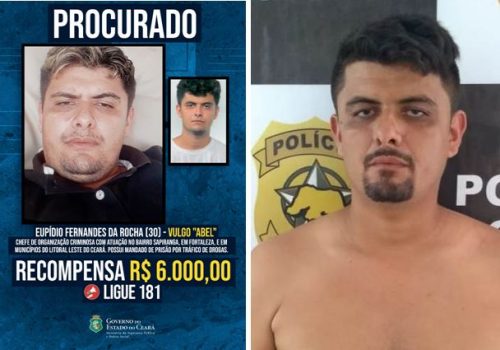 O bandido deverá ser trazido para Fortaleza nas próximas horas
