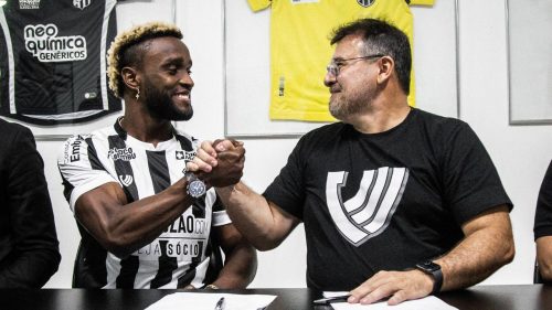 Stiven Mendoza acertou com o Ceará. (Foto: Felipe Santos/Ceará SC)