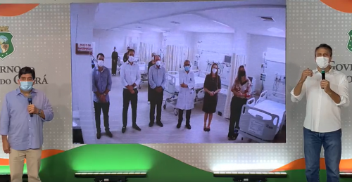 Camilo Santana anuncia ampliação do HGF e do Hospital de Crateús. (Foto: Reprodução)