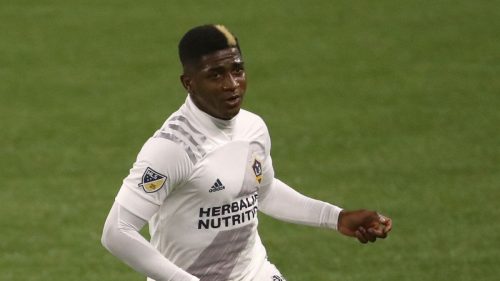 Yony González atuando pelo LA Galaxy (EUA). (Foto: Divulgação/MLS)