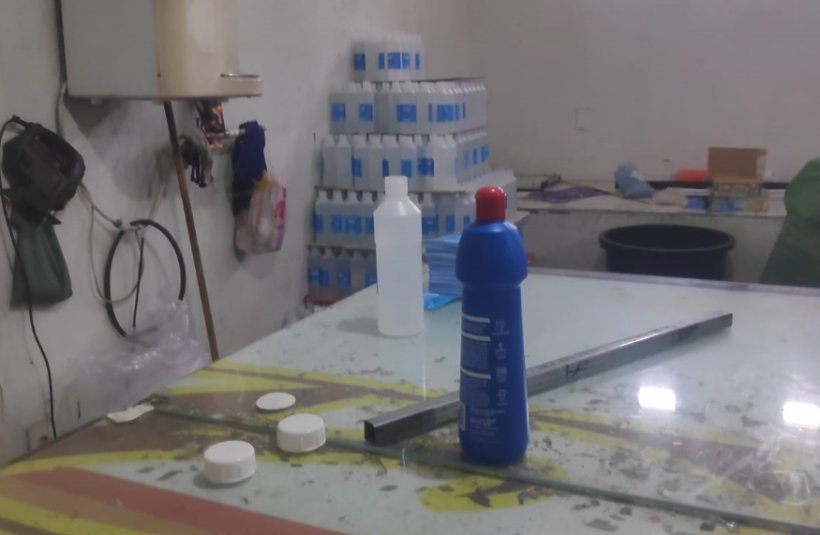 Prefeitura de Sobral interdita gráfica por fracionamento de álcool em gel