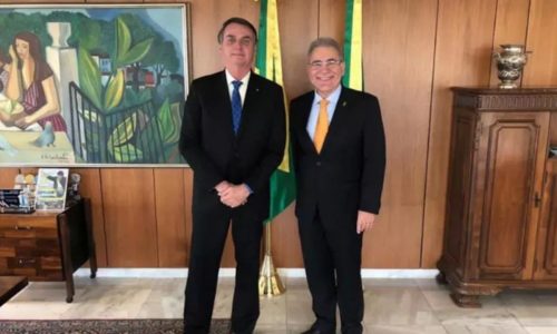 Jair Bolsonaro e Marcelo Queiroga. (Foto: Reprodução/Instagram)