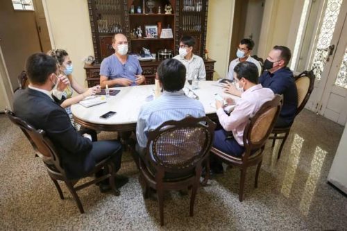 Ivo Gomes em reunião com delegados de Sobral. (Foto: reprodução/Facebook)