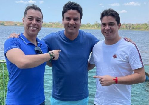 Leonardo Araújo, Rafael Marques e Júnior Mano