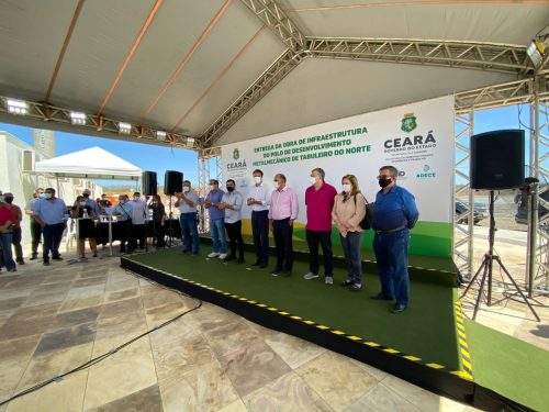 Antônio Granja em solenidade em Tabuleiro do Norte