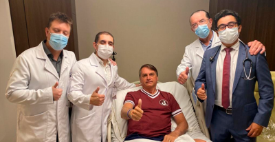 Bolsonaro recebe alta do hospital em São Paulo após dois dias internado