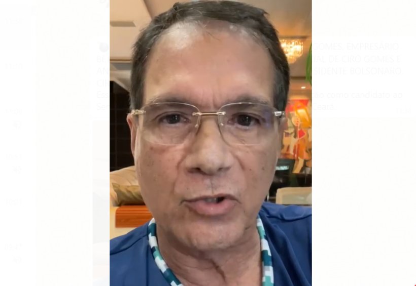 Beto Studart anuncia que vai trabalhar para reeleger Jair Bolsonaro