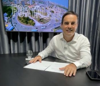 Capitão Wagner durante live nas redes sociais. (Foto: reprodução)
