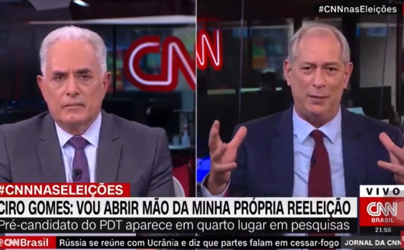 Ciro afirma que Lula faz conchavo com Alckmin “para tirar o povo da jogada”
