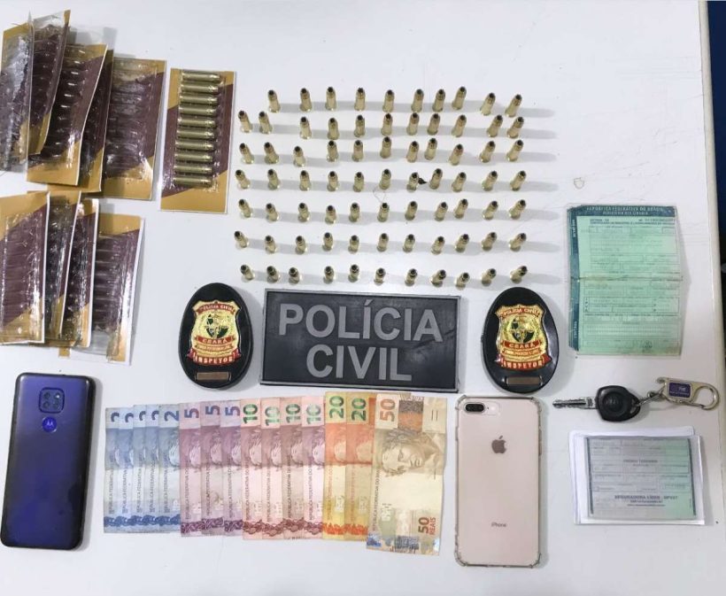 PC-CE prende homem com 86 munições em veículo, durante ação em cidade da Região Norte