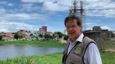 O ministro do Turismo, Gilson Machado, afirmou que a obra é do governo Bolsonaro. (Foto: reprodução/vídeo)