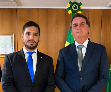 André Fernandes e Bolsonaro