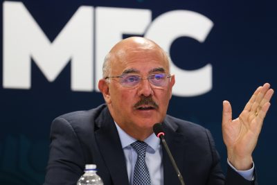 O ministro da Educação, Milton Ribeiro faz balanço do Enem 2021. (Foto: Valter Campanato/Agência Brasil)