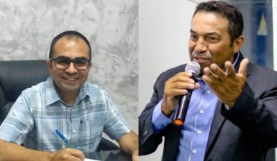 Prefeito e vice-prefeito de Monsenhor Tabosa. (Foto: reprodução)