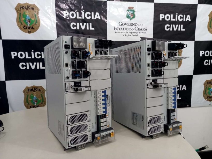 Mulher é presa após receptar material roubado de provedores de internet