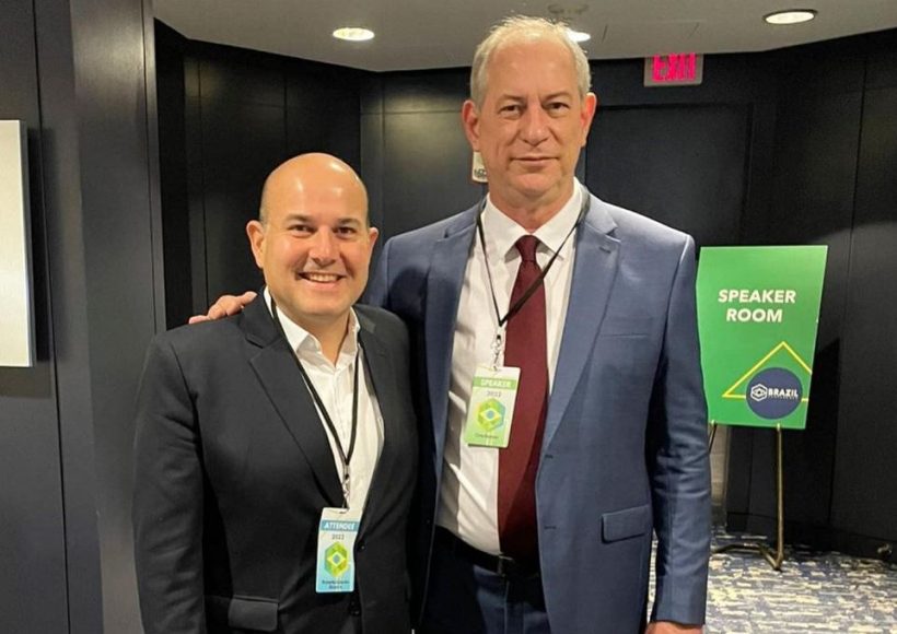 Roberto Cláudio acompanha Ciro nos Estados Unidos e cresce preferência como candidato do PDT ao Abolição