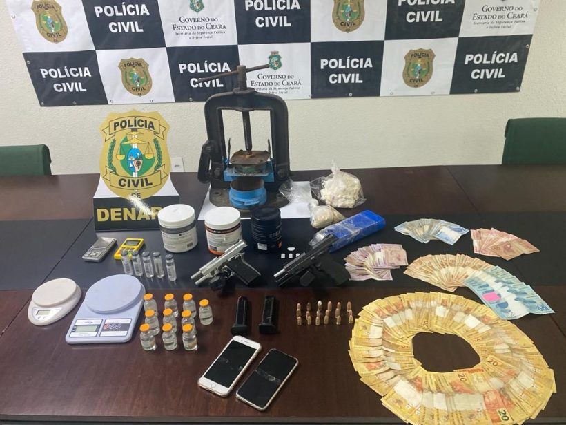 Casal de namorados é preso em flagrante após tentar esconder drogas em cacimba