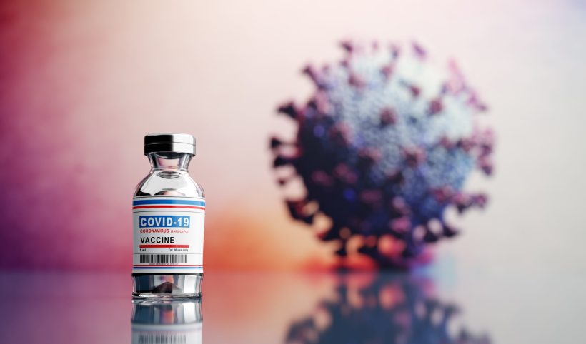 Coronavirus Covid-19 vaccine. Covid19 vaccination medical science. (Foto: banco de imagens)