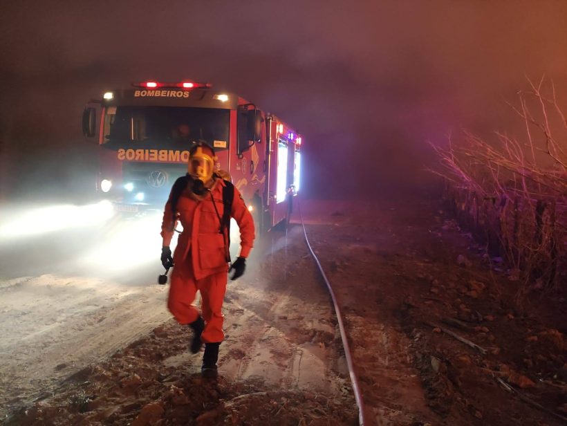 Corpo de Bombeiros alerta para o risco de incêndio em vegetação