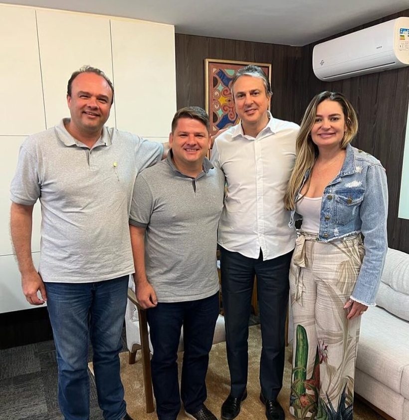 Prefeito e ex-prefeito de São Benedito anunciam apoio à candidatura de Camilo Santana ao Senado