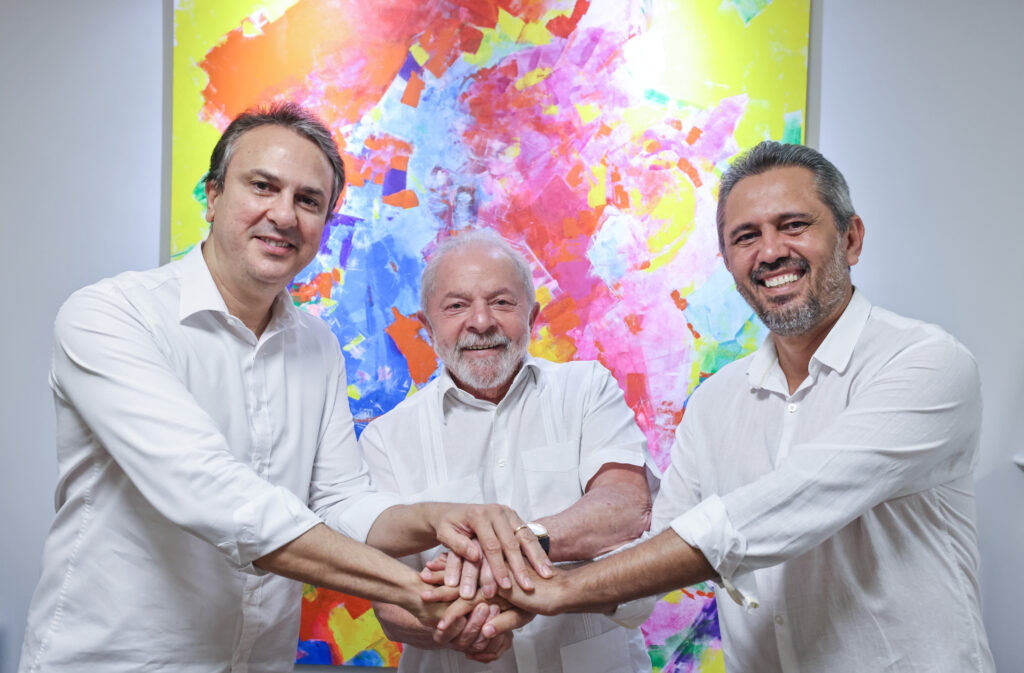 Camilo, Lula e Elmano
