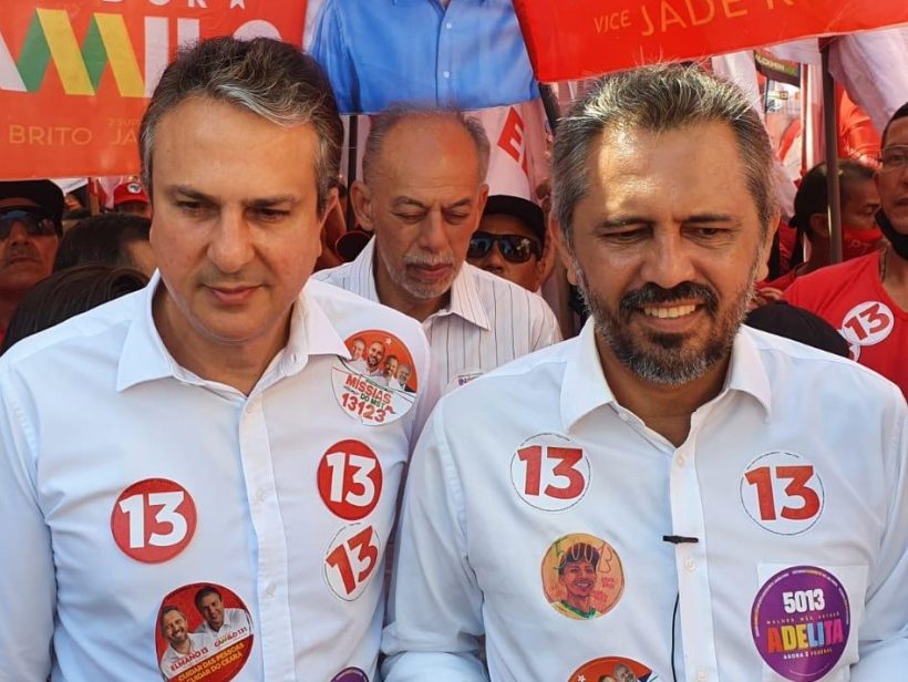 Camilo Santana e Elmano de Freitas realizam caminhada em Sobral neste sábado (24)