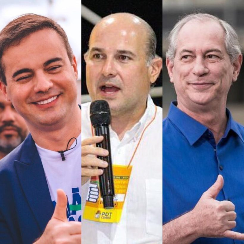 Wagner, Roberto Cláudio e Ciro cumprem agenda de campanha em Sobral no mesmo dia