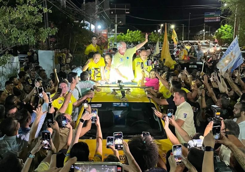 Cid e Ivo Gomes não comparecem em carreata de Ciro com Roberto Cláudio em Sobral