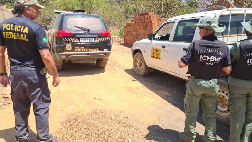 PF e ICMBio fazem operação contra desmatamento ilegal em Santana do Cariri