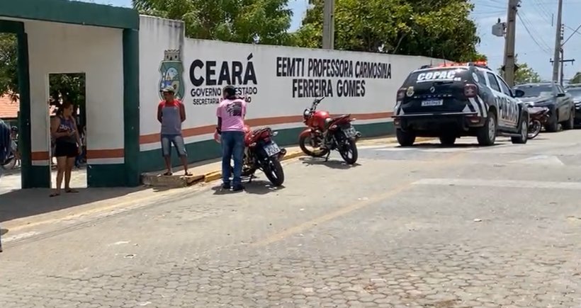 Aluno da rede estadual furta arma do pai e atira em colegas no município de Sobral