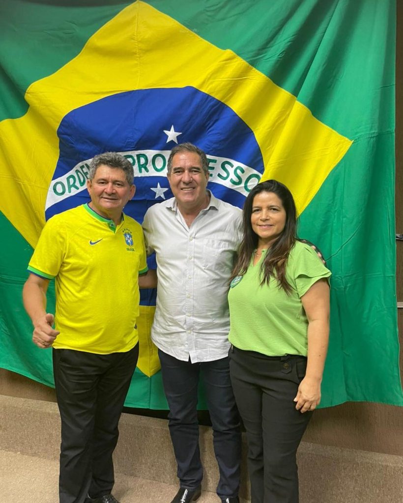 Deputado federal eleito, Luiz Gastão, participa de evento em defesa da reeleição de Bolsonaro
