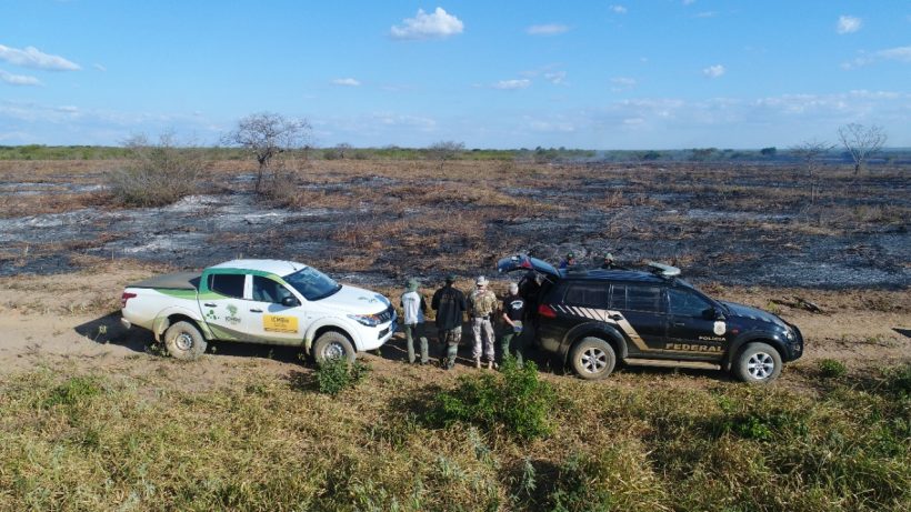 Polícia Federal flagra desmatamento na Floresta Nacional do Araripe no Crato