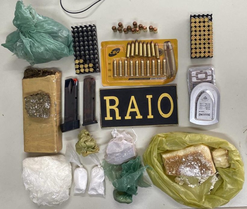 Polícia Militar apreende 1,4kg de drogas em imóvel em São Gonçalo do Amarante