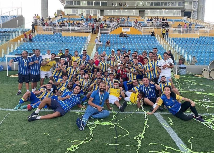 Rafael Marques comemora título do Pacatuba Esporte Clube na Série C