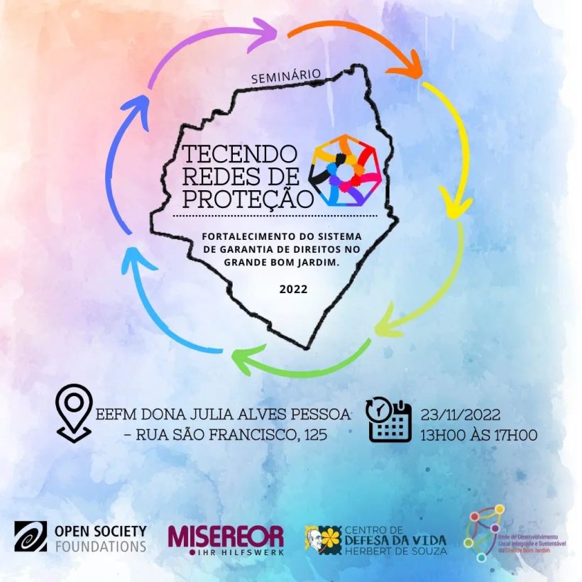 Ong promove seminário que debate garantia de direitos no Grande Bom Jardim em Fortaleza