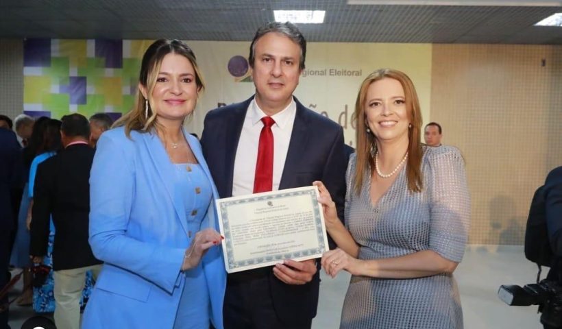 Janaína Farias será senadora e Augusta Brito vai comandar secretaria no governo Elmano