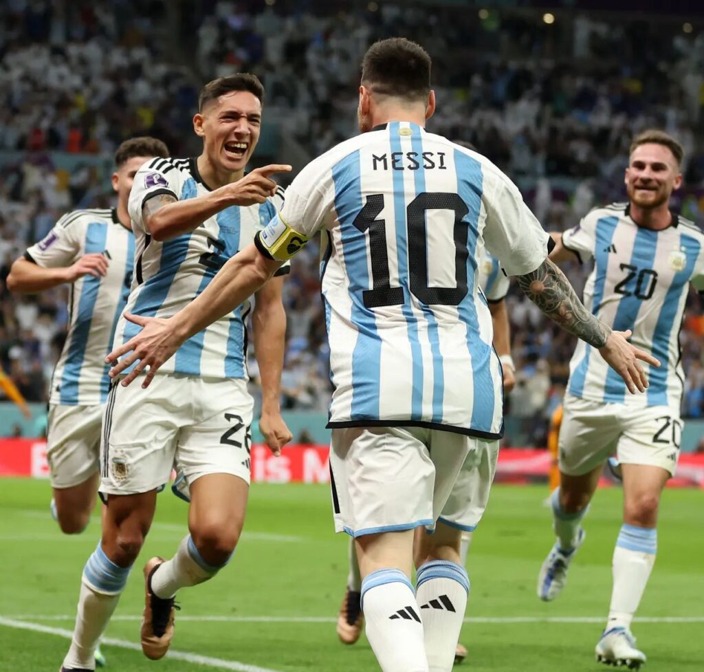 A Argentina eliminou a Holanda da Copa do Mundo. (Foto: reprodução/Instagram)
