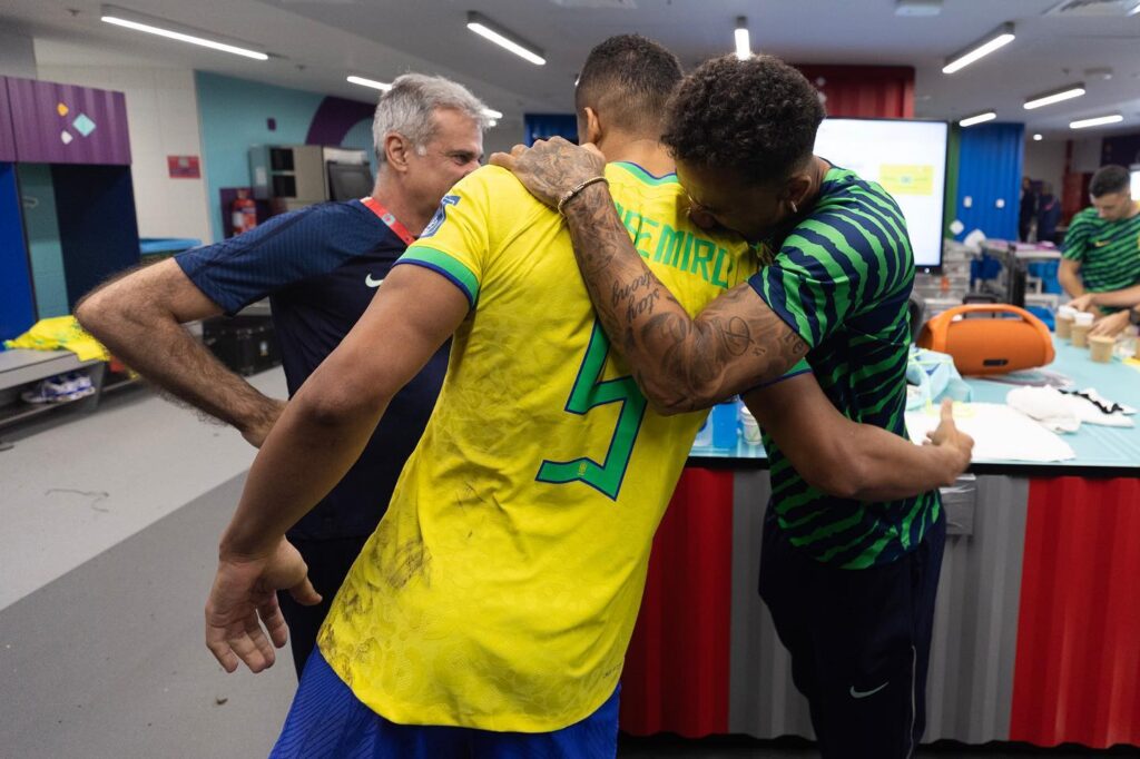 O Brasil foi eliminado da Copa do Mundo 2022. (Foto: Lucas Figueiredo/CBF)