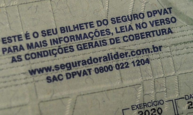 Tarifa do seguro DPVAT não será cobrada em 2023