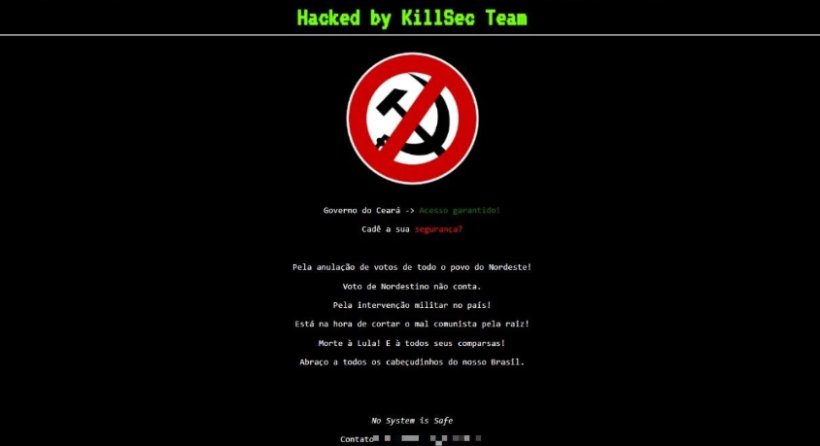 Sites do Governo do Ceará são alvo de ataque hacker e serviços permanecem suspensos