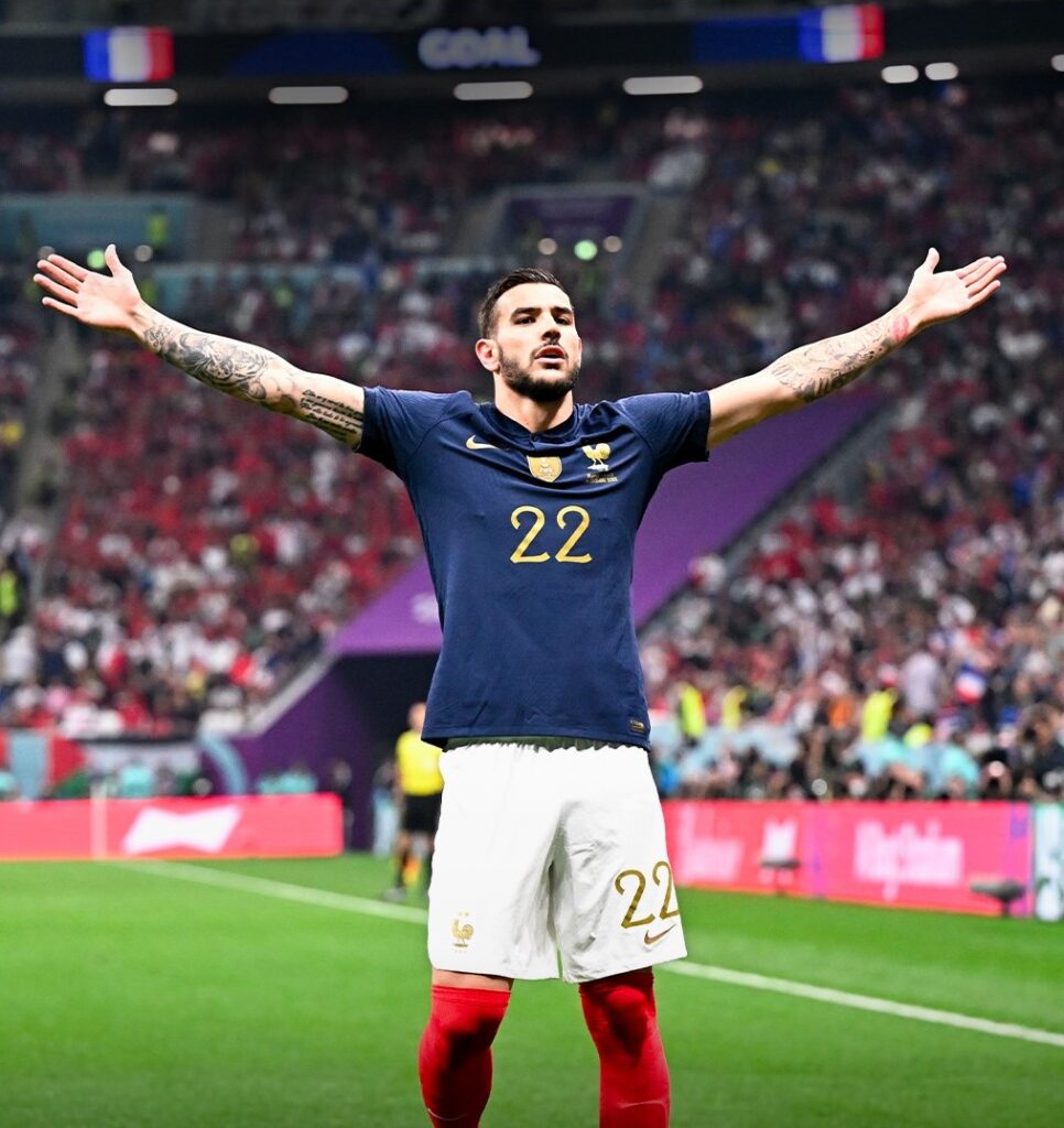 Théo Hernandez foi o autor do primeiro gol francês. (Foto: reprodução/Instagram)