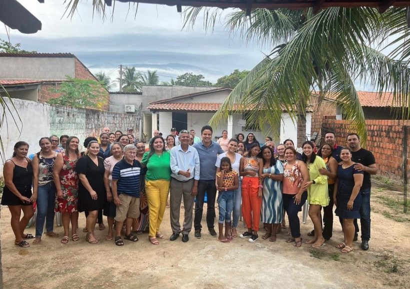 Vice-prefeito de Pacatuba visita obras no Bairro Alvorada