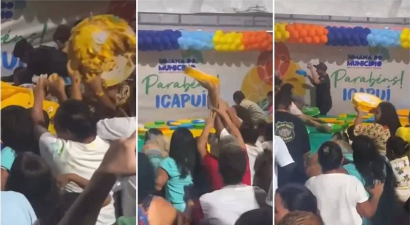 Disputa por bolo de aniversário de Icapuí viraliza nas redes sociais