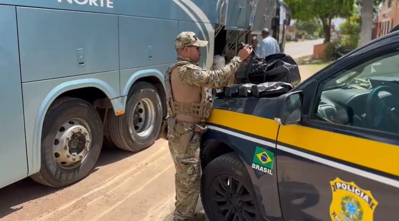 PRF apreende “supermaconha” em ônibus interestadual com destino a Fortaleza