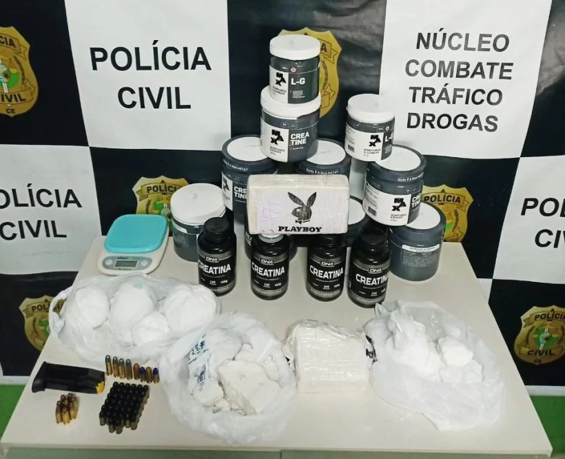Dupla em posse de três quilos de drogas e munições é presa em Juazeiro do Norte