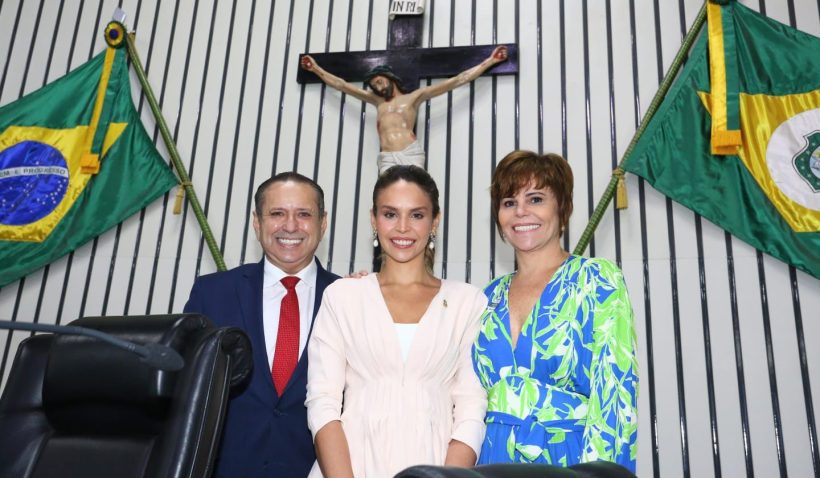 Gabriella Aguiar e Domingos Neto tomam posse na Assembleia e Câmara Federal